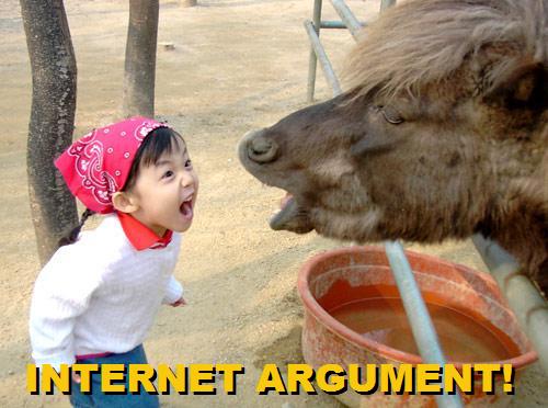 internet arguing