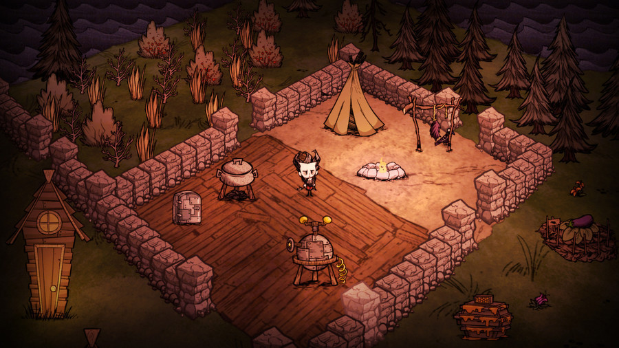 dont starve wiki wood walls